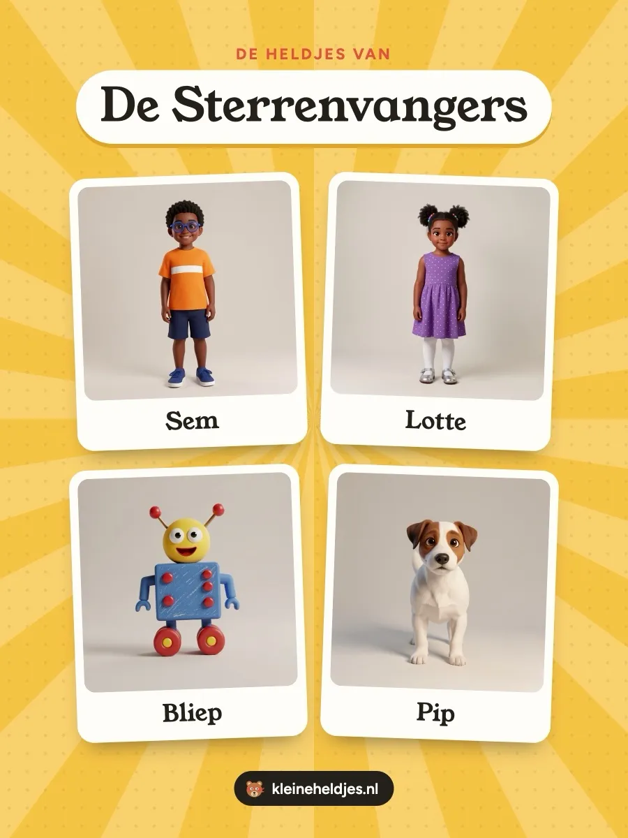 Groepsfoto van De Sterrenvangers